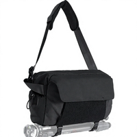 Sac à bandoulière pour appareil photo 8L, support pour trépied, léger, résistant aux éclaboussures, antivol, sac bandoulière pour appareil photo reflex numérique, objectif sans miroir, ordinateur portable