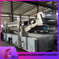Machine à frire les chips de pommes de terre en continu automatique, en acier inoxydable SUS304, friteuse commerciale pour usine