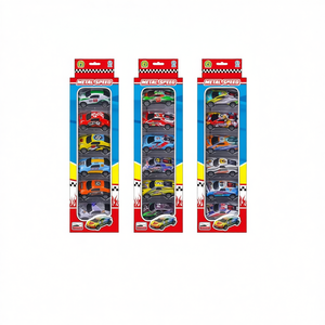 Set de 6 Autos de Metal Fundido a Presión, Escala 1:64, Juguetes para Niños, Colección, Regalo - Product Image 1