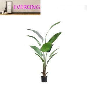 Bananier décoratif voyageur artificiel Heliconia librata Griggs feuilles éventail Ravenala madagascariensis Donn - Product Image 1