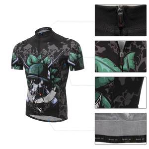 Combinaison de cyclisme unisexe personnalisée OEM ODM, extensible dans quatre directions, respirante, coupe ample, impression par sublimation intégrale, polyester et élasthanne, pour VTT - Product Image 1