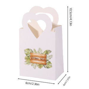 Sacs en papier portables pour mariage et anniversaire, boîtes cadeaux, emballages pour pâtisserie, cartons cadeaux pour la décoration de fête - Product Image 3