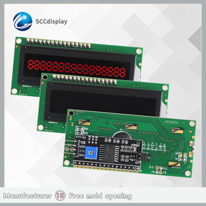 <span class=keywords><strong>Module</strong></span> COB JXD1601A-IIC 16*1 VA Affichage de caractères <span class=keywords><strong>LCD</strong></span> négatifs rouges avec interface IIC et <span class=keywords><strong>I2C</strong></span> Prend en charge la langue russe - Product Image 6