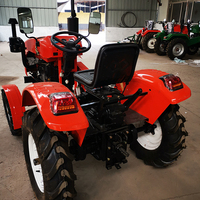 Hot Sale Baru Model Mini Traktor Pertanian Traktor Pertanian Pertanian Loader Mini Traktor 4wd dengan 6 + 1 Gearbox dan PTO 540 untuk Rotary Tiller