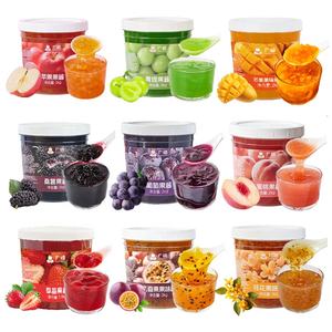 Guangxi 2kg Confiture de fruits Manafacturer's Saveurs multiples Ingrédients pour thé à bulles Vraie confiture de fruits avec pulpe pour magasin et magasins d'alcool - Product Image 1