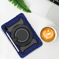 Untuk Xiaomi Pad 7 Pro 2024 11.2 inci penutup transparan pc penutup belakang case built in tali bahu