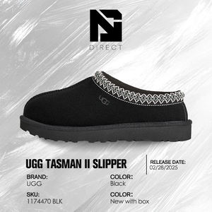 Wmns Tasman 2 'noir' Ugg Pantoufles d'hiver pour la neige, la maison et l'extérieur, pantoufles chaudes en cachemire pour femmes - Product Image 6
