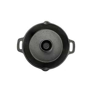 Rôtissoire verticale <span class=keywords><strong>en</strong></span> <span class=keywords><strong>fonte</strong></span> pré-assaisonnée pour volaille avec égouttoir pour poulet, dinde et poules sur grill ou four - Product Image 3
