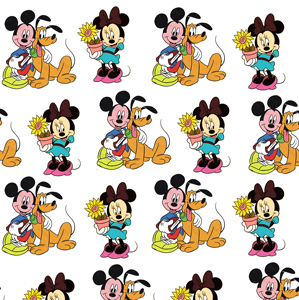 Các Cửa Hàng Nhà Máy Phổ Biến Mickey Cartoon Tuỳ Chỉnh In Kỹ Thuật Số 95 Cotton 5 <span class=keywords><strong>Spandex</strong></span> Vải Cho Hàng May Mặc - Product Image 5