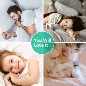 Protector <span class=keywords><strong>de</strong></span> Colchón Acolchado Extra Grueso <span class=keywords><strong>de</strong></span> Fibra <span class=keywords><strong>de</strong></span> Algodón Personalizable, Cubre Colchón Individual para Uso en Hoteles y Hogares - Product Image 5