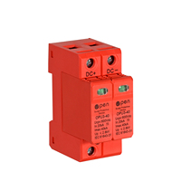 Parafoudre DC 600V 2P pour système solaire, dispositif de protection contre les surtensions 20KA 40KA