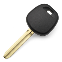 Carcasa de Llave de Coche TOY43 con Transpondedor, Sin Chip, para Llaves de Auto, Control Remoto