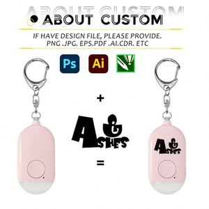 New Recharge Anti-wolf Alarm Flashlight <b>Smart</b> Outdoor Personal 130dB Security Self-defense Keychain - Product Image 3