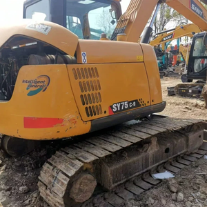 Excavadora Usada de 7 Toneladas SANY SY75C-9, Excavadora Pequeña de Segunda Mano, Excavadora de Orugas de Alto Rendimiento para Movimiento de Tierras - Product Image 4