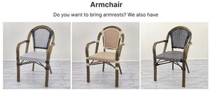 Set <span class=keywords><strong>da</strong></span> Pranzo in Rattan con Sedie Impilabili per Giardino e Ristorante, Sedie <span class=keywords><strong>da</strong></span> Esterno in Vimini a Prezzo all'Ingrosso - Product Image 5