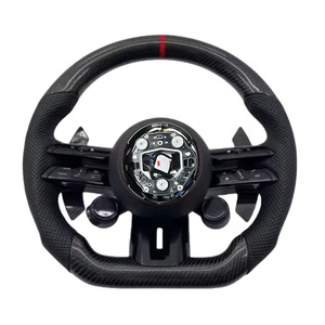 Volant en fibre de carbone pour Mercedes-Benz W206 W213 G500 G350 G55 G63 W205 W222 W204, passage du modèle ancien au nouveau - Product Image 1