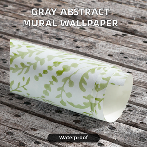 Papel tapiz moderno con diseño de hojas en relieve, no tejido, en rollo, tamaño personalizado, decorativo para sala de estar y dormitorio - Product Image 2