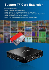 M8 Pro Mini trò chơi TV Box 4K HD 10000 Retro trò chơi H313 Android 12 WIFI video game console hệ thống kép Media Player với phím điều khiển - Product Image 6