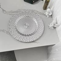 Table Plat Assiette Plateau Charge Assiettes Décoration En Plastique Vintage En Gros Cadeau Promotion Fête De Mariage 13 Pouces Sûr Rond