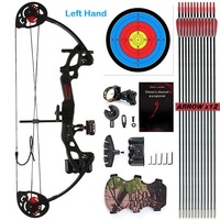 Arc à poulies PANDARUS DUKE VI pour adolescents débutants, 15-29lbs, droitier/gaucher, pour le tir sur cible, les loisirs, la pratique et les jeux de tir à l'arc