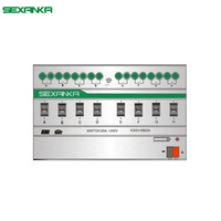 Système d'automatisation de la maison intelligente SEXANKA KNX EIB, actionneur 8 voies, interrupteurs tactiles modulaires, cuivre, plastique, maison, cuisine