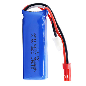 사용자 정의 601844 450mah 600mah 7.4v 리튬 폴리머 배터리 리튬 이온 셀 충전식 배터리 Lipo 배터리 팩 - Product Image 4