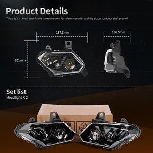 Pièces et accessoires ATV/UTV pour Can-Am <span class=keywords><strong>Maverick</strong></span> X3 XDS XRS Max Turbo R 2017-2023, phare LED 66W avec homologation DOT - Product Image 2