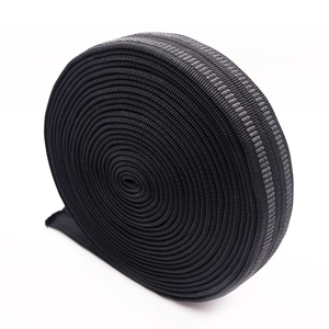 Chấp nhận biểu tượng tùy chỉnh màu đen đàn hồi ban nhạc dệt đàn hồi Webbing - Product Image 3