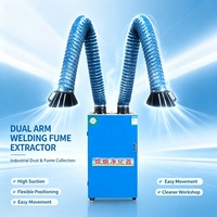 Extracteur de fumées de soudage portable à forte puissance d'aspiration pour système de purification des fumées de soudage en atelier – Utilisez l'air propre