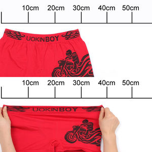 กางเกงชั้นในเด็กผู้ชาย อายุ 10-14 ปี ยี่ห้อ UOKIN รุ่น Happy Kids กางเกงในไร้ตะเข็บ ผลิตจากโพลีเอไมด์ ขายส่งยกโหล - Product Image 4