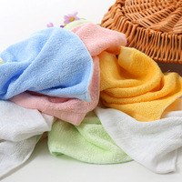 Hot Sale Colorful Soft Wholesale Cheap Natural Bamboo Fiber Newborn Washcloths Baby Face Wash Cloth Bamboo Towels