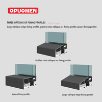 OPUOMEN - Persianas Exteriores Decorativas, Persianas Enrollables para Ventanas, Contraventanas de Aluminio