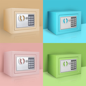 Home Security Combination Safe 170x230x170mm Wall Mounted With Alarm For Hotel Office <b>Storage</b> - Product Image 1