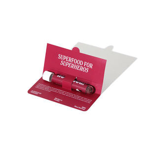 Centro Dobrado Personalizado Perfume Amostra Garrafa Suporte Cartão Papel Perfume <span class=keywords><strong>Tester</strong></span> Cartão Embalagem Cosmética - Product Image 5