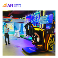 Experiencia real 720 Silla de realidad virtual 9D de simulación de vuelo giratoria de 360 grados para parques de atracciones interiores VR Rides
