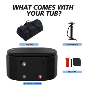 Xách tay hình bầu dục Băng bồn tắm cho 1 ~ 2 người - Product Image 6