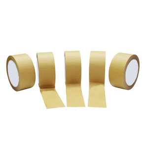 Kraft <strong>Brown</strong> 100m Self-Adhesive Paper <strong>Tape</strong> Single Sided Jumbo Roll Picture Frame Backing for Displaying Photos - Product Image 4