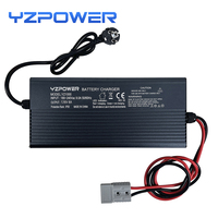 Chargeur de batterie lithium-ion YZPOWER 84V 12A 72V pour trottinettes électriques, port DC, protection OTP OVP, charge rapide