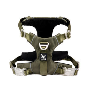 2024年版 RYXB犬用ハーネス 反射素材 防水ポリエステル製 パッド入りハンドル クイックリリース 二つのリードアタッチメント付き - Product Image 1