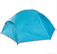 Tente de camping HOSA double couche quatre saisons, légère et portable, en polyester, pour 2 personnes, avec maille respirante, idéale pour l'été et la randonnée