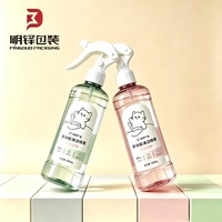 Botol Semprot Plastik 300ml dengan Trigger Sprayer, 280ml Cairan Pembersih Tungau Debu, Pompa Tangan untuk Kantor, Penyiraman Bunga, Botol Semprot Kecil