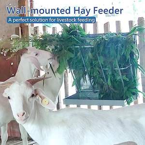 Râtelier à foin de chèvre à faces multiples Râtelier à foin en métal robuste pour moutons, chevaux - Product Image 3