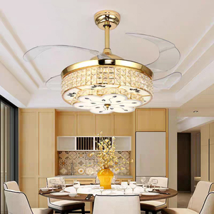 Nuovo <span class=keywords><strong>Ventilatore</strong></span> <span class=keywords><strong>da</strong></span> <span class=keywords><strong>Soffitto</strong></span> Decorativo <span class=keywords><strong>da</strong></span> 42 Pollici con 4 Pale, Telecomando, Bassa Rumorosità, <span class=keywords><strong>LED</strong></span> Invisibile e Luce Integrata - Product Image 1