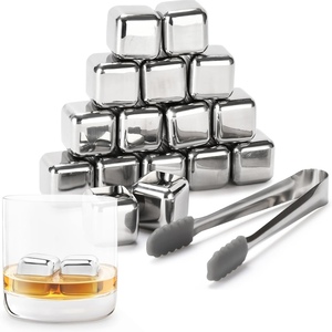 304 acier inoxydable métal glaçons pierres de whisky réutilisables roches de whisky boissons pierres de refroidissement pour <span class=keywords><strong>Bourbon</strong></span> OEM - Product Image 6