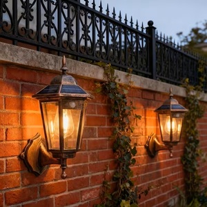 Nuova Lampada Solare da Parete Creativa per Esterni, Impermeabile, per Cortile, Villa, Giardino, Corridoio, Decorazione Atmosferica - Product Image 3