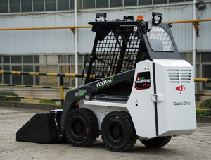 Yuchai S35 Pro pemuat setir selip elektrik <span class=keywords><strong>16</strong></span> tahun pemasok 0.29cbm Bucket dengan bantalan mesin pompa Gearbox komponen inti - Product Image 2