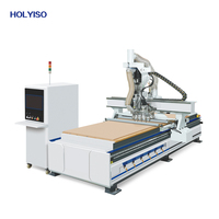 Machine de découpe et de gravure CNC Holyiso KN-NC16 24KW à 8 axes avec broche ATC et conception écologique