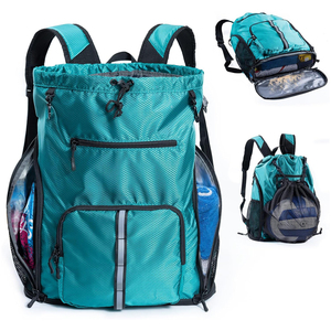 <span class=keywords><strong>Bolsa</strong></span> de <span class=keywords><strong>Piscina</strong></span> Personalizada con Cordón y Compartimento para Zapatos, para Artículos de Aseo, Toallas, Gimnasio, Viajes, Mochila de Playa <span class=keywords><strong>Grande</strong></span>, Impermeable y Resistente a la Arena - Product Image 1