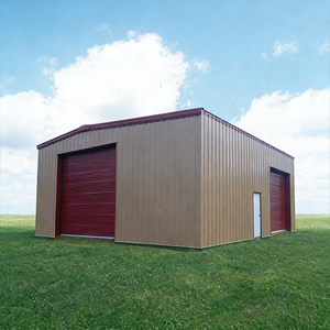 Structure <span class=keywords><strong>de</strong></span> <span class=keywords><strong>garage</strong></span> préfabriquée en acier galvanisé, abri <span class=keywords><strong>de</strong></span> stockage <span class=keywords><strong>de</strong></span> voitures extérieur antirouille à vendre, service tout-en-un - Product Image 5