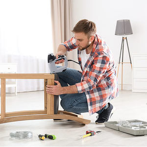 Grapadora eléctrica 2 en 1 para carpintería, Kit de pistola de clavos con 900 grapas T50 de 15mm y 18 de calibre, 300 unidades - Product Image 6